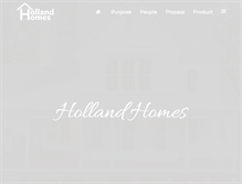 Tablet Screenshot of hollandhomesllc.com